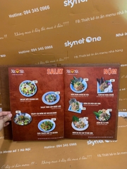Menu Bìa Da Đinh Tán Trong In UV_ Mỗi Tiết Kế, Một Dấu Ấn _  Xít Xít