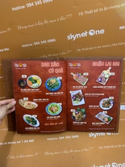 Menu Bìa Da Đinh Tán Trong In UV_ Mỗi Tiết Kế, Một Dấu Ấn _  Xít Xít