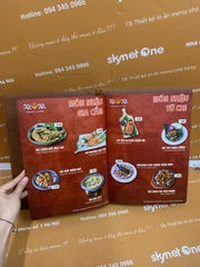 Menu Bìa Da Đinh Tán Trong In UV_ Mỗi Tiết Kế, Một Dấu Ấn _  Xít Xít