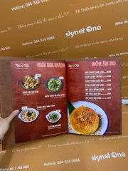 Menu Bìa Da Đinh Tán Trong In UV_ Mỗi Tiết Kế, Một Dấu Ấn _  Xít Xít