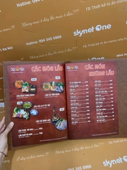 Menu Bìa Da Đinh Tán Trong In UV_ Mỗi Tiết Kế, Một Dấu Ấn _  Xít Xít