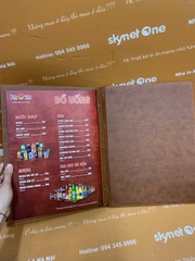 Menu Bìa Da Đinh Tán Trong In UV_ Mỗi Tiết Kế, Một Dấu Ấn _  Xít Xít