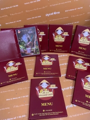 Menu bìa da đinh tán trong in UV _ Trọn hương vị, trọn thiết kế_  The L2 Village