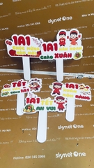 Hastag + đề can câu đối đỏ chúc tết _ Thiết kế đậm bản sắc dân tộc _ Tiệm Trà Cổ