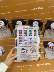 Menu nhựa pvc 4 lớp gáy còng 3 trấu _ Thiết kế đẹp mắt, khách tới ùn ùn _ 2ND Nail