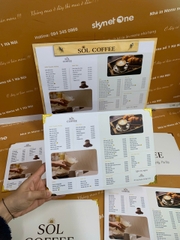 Combo quầy gỗ A3 (gỗ màu vàng sáng) _ Thiết Kế Tinh Xảo _ Sol Coffee