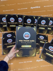 Menu giấy nhựa gáy xoắn _ Ẩm thực được chạm tới một cách tinh xảo_ Tam Phong Quán (quán nhậu)