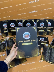 Menu giấy nhựa gáy xoắn _ Ẩm thực được chạm tới một cách tinh xảo_ Tam Phong Quán (quán nhậu)