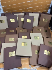 Menu Nail Bìa Da Gắn Inox Gáy Còng _ Tinh Hoa Thiết Kế Và Tận Tâm với Khách Hàng  _ Ombre nails