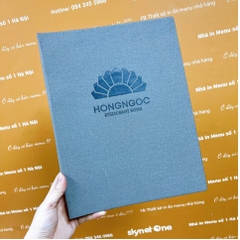 Menu bia da HONG NGOC