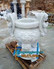 Lư Hương Công Giáo Đá Cẩm Thạch Đẹp