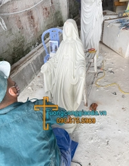 Tượng Ban Ơn Bằng Đá Trắng Đẹp Cao 1m2 Về Nghệ An