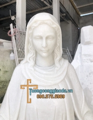 Tượng Ban Ơn Bằng Đá Trắng Đẹp Cao 1m2 Tại Nha Trang