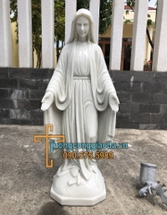 Tượng Ban Ơn Bằng Đá Trắng Đẹp Cao 80cm