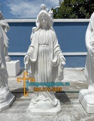 Tượng Ban Ơn Bằng Đá Trắng Nguyên Khối Đẹp Tại Thái Nguyên