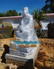 Tượng Chúa Jesus Cầu Nguyện Bằng Đá Trắng Đẹp
