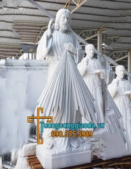 Tượng Chúa Thương Xót Bằng Đá Đẹp Tại Nam Định