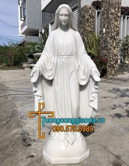 Tượng Đức Mẹ Ban Ơn Đá Size Mini Thờ Tại Gia
