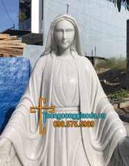 Tượng Đức Mẹ Ban Ơn Đá Trắng Đẹp Tại Lâm Đồng
