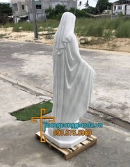 Tượng Đức Mẹ Ban Ơn Bằng Đá Trắng Non Nước Đẹp