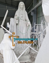 Tượng Đức Mẹ Fatima Đá Đẹp Tại Sài Gòn