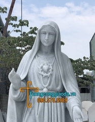 Tượng Đức Mẹ Fatima Đá Mỹ Nghệ Song Toàn