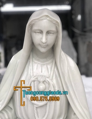Tượng Đức Mẹ Fatima Đá Trắng Đẹp Nhất
