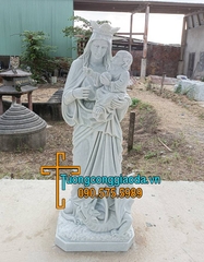 Tượng Đức Mẹ Hằng Cứu Giúp Đá Tự Nhiên Nguyên Khối