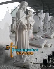 Tượng Đức Mẹ Maria Bồng Chúa Bằng Đá Đẹp Tại Nam Định