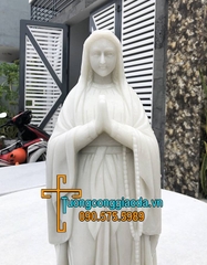 Tượng Đức Mẹ Lộ Đức Đá Đẹp Size Mini Để Thờ