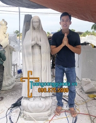 Tượng Đức Mẹ Lộ Đức Đá Đẹp Tại Thái Bình