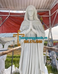 Tượng Đức Mẹ Maria Đá Trắng Đẹp Nhất