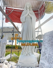 Tượng Đức Mẹ Maria Đá Trắng Đẹp Nhất