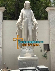 Tượng Đức Mẹ Maria Đá Cẩm Thạch Đẹp