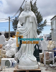 Tượng Đức Mẹ Vô Nhiễm Nguyên Tội Bằng Đá Đẹp Nhất
