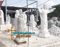 Tượng Thánh Giuse Thợ Bằng Đá Đẹp Nhất
