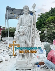 Tượng Thánh Giuse Bằng Đá Đẹp Nhất Bắc Ninh