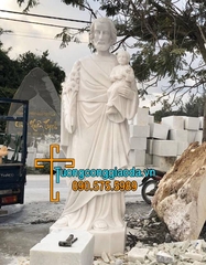 Tượng Thánh Giuse Bằng Đá Đẹp Nhất Tại Tây Ninh