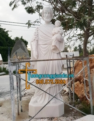 Tượng Thánh Giuse Bằng Đá Đẹp Nhất Tại Tây Ninh