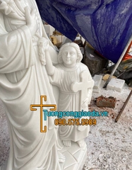 Tượng Thánh Giuse Bồng Chúa Giesu Đá Trắng Non Nước