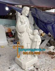 Tượng Thánh Giuse Bồng Chúa Giesu Đá Trắng Non Nước