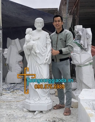Tượng Thánh Giuse Đá Mỹ Nghệ Song Toàn