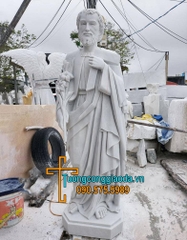 Tượng Thánh Giuse Thợ Bằng Đá Non Nước Đẹp