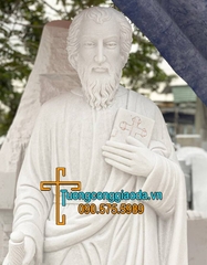 Tượng Thánh Phaolô Đá Trắng Tự Nhiên