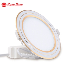 Đèn Led Âm Trần Rạng Đông Viền Vàng 3W/7W/9W/12W