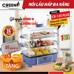 Nồi lẩu hấp đa năng CREEN CR-135 Plus