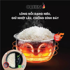 Nồi cơm điện 1,8L Creen CR-R18B