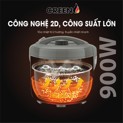 Nồi cơm điện 1.8L Creen CR-R18A