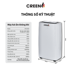 Máy hút ẩm không khí Creen CR-DE25