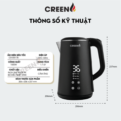 Ấm Điện Siêu Tốc Creen CR-SW17B
